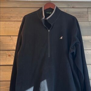 Men's Black EMS Quarter-Zip Sweater